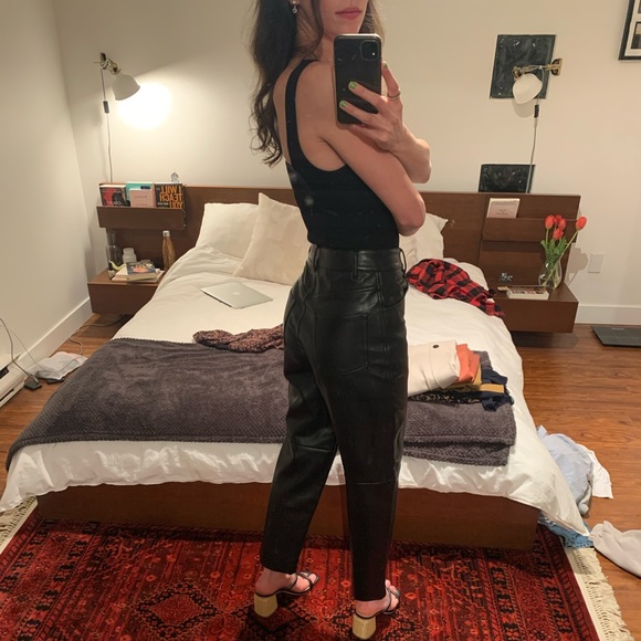 Wilfred Free Vegan Leather Pants - Picture 2 of 4